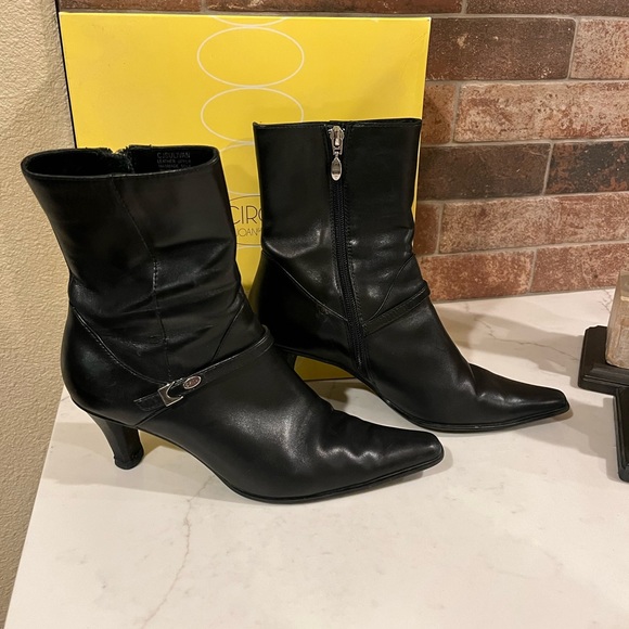 Black Leather Boots - Picture 2 of 9